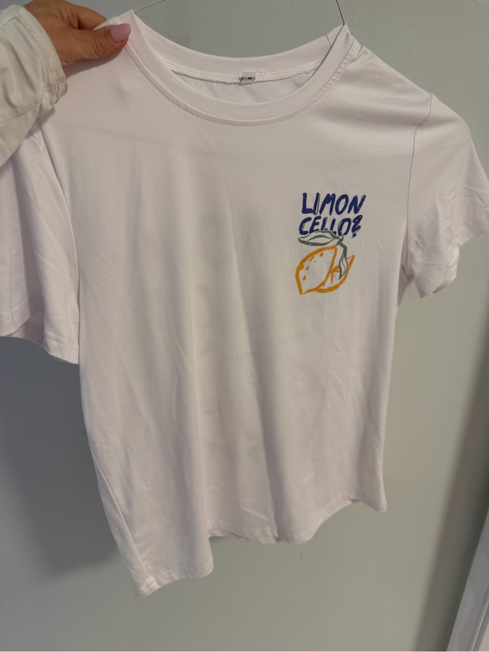 Graphic Lemon Short Sleeve Tee in White - Picture 4 of 4